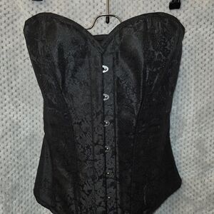 Elegant Black Corset Top
